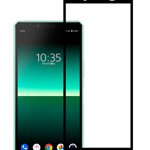3枚入り Xperia10II SO-41A SOV43 強化ガラスフィルム 平面フルカバー Full Glue
