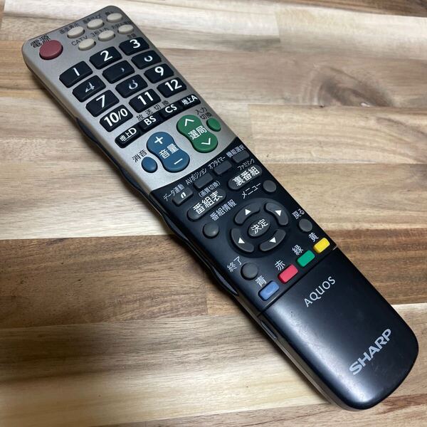 S2094 SHARP シャープ AQUOS テレビリモコン GA826WJSA