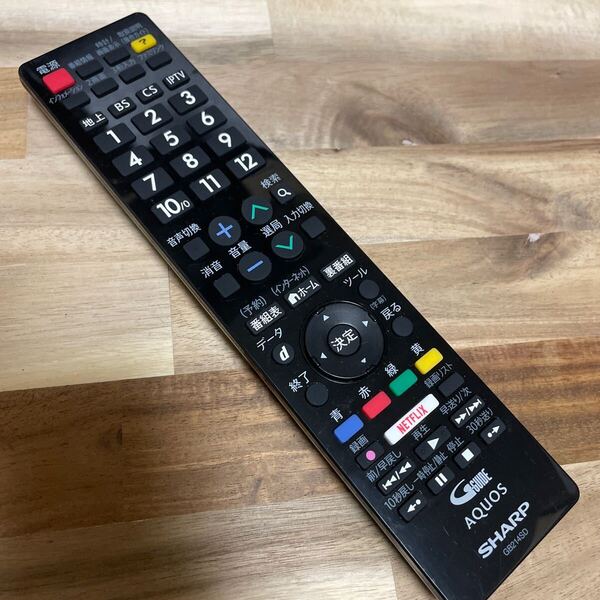 C2289 SHARP シャープ AQUOS テレビリモコン GB214SD