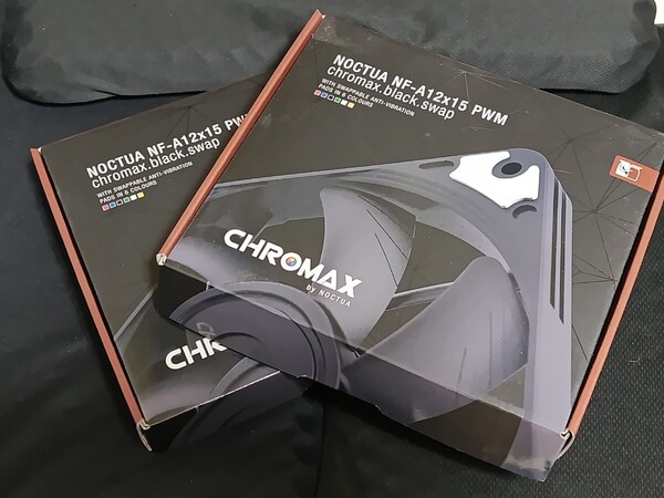 【美品】CHROMAX by NOCTUA NF-A12×15 PWM 2個セット