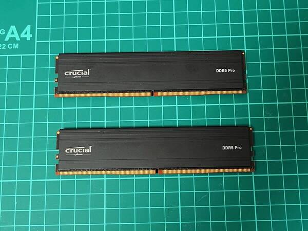 【動作確認済】crucial Pro DDR5 5600 64GB(32GB×2)/クルーシャル・プロ DDR5 5600 メモリ 64GBセット