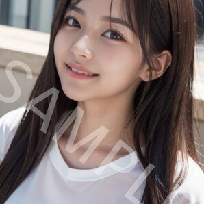 №860 アート A4サイズ ポスター AI 美女ポスター イラスト アイドル コスプレ OL 美女 モデル グラビア インテリア かわいい コロアート