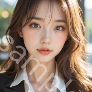 №892 アート A4サイズ ポスター AI 美女ポスター イラスト アイドル コスプレ OL 美女 モデル グラビア インテリア かわいい コロアート