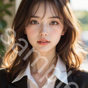 №893 アート A4サイズ ポスター AI 美女ポスター イラスト アイドル コスプレ OL 美女 モデル グラビア インテリア かわいい コロアート