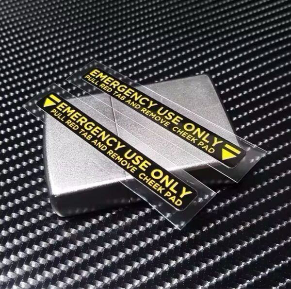 EMERGENCY USE ONLY ステッカー シール SHOEI ショウエイ ヘルメット バイク デカール z7 z8 x-fourteen x-fifteen