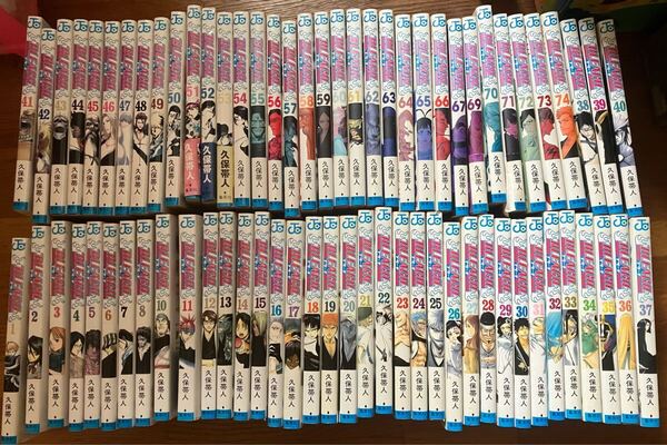 BLEACH 74巻セット 久保帯人 9巻欠品 汚れ痛みあります。 ブリーチ コミック 集英社