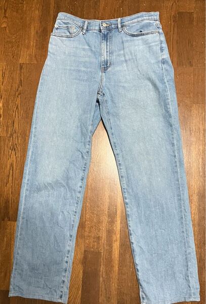 UNIQLO JEANS ライトブルー レギュラーストレートデニム29インチ