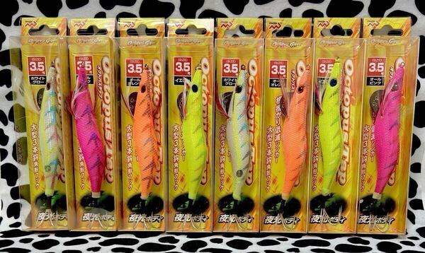 激安釣具 タコエギ8個セット マルシン漁具 ドラゴン オクトパスタップ タコ 釣り 釣具 3.5号 餌木 送料無料