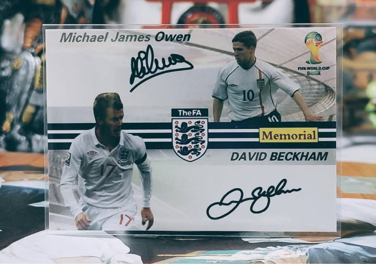 9枚限定　michael owen マイケル オーウェン 直筆サインカード 9枚限定 michael owen マイケル オーウェン 直筆サインカード