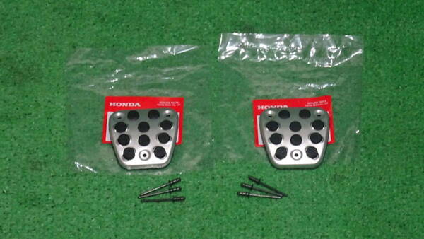 【新品】DC5 インテグラタイプR 純正 アルミペダルパッド 2個 ブレーキ・クラッチ兼用 46600-S6M-R01 46900-S6M-R51 EP3流用