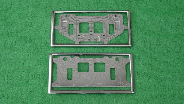 ホンダ アクセス 純正 現行型 ナンバーフレーム ライセンスフレーム メッキタイプ 前後 EK9 DC2 DC5 EP3 FD2 AP1 FK7 FK8 FL1 FL5 JW5