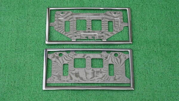 ホンダ アクセス 純正 現行型 ナンバーフレーム ライセンスフレーム メッキタイプ 前後 EK9 DC2 DC5 EP3 FD2 AP1 FK7 FK8 FL1 FL5 JW5