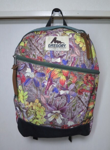 GREGORY ジャックアンルー 花柄 デイパック グレゴリー CASUAL DAY RUCK SACK JACK UNRUH カジュアルデイ フローラル