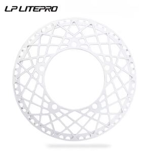 新品未使用 Litepro メッシュチェーンリング 56T BCD130mm シルバー チェーンガード付き DAHON tern BROMPTONなどの小径車に!