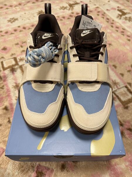 【未使用・28.0cm】Travis Scott × Nike Zoom Field Jaxx Pale Ivory and Leche Blue ナイキ トラヴィススコット ズームフィールド