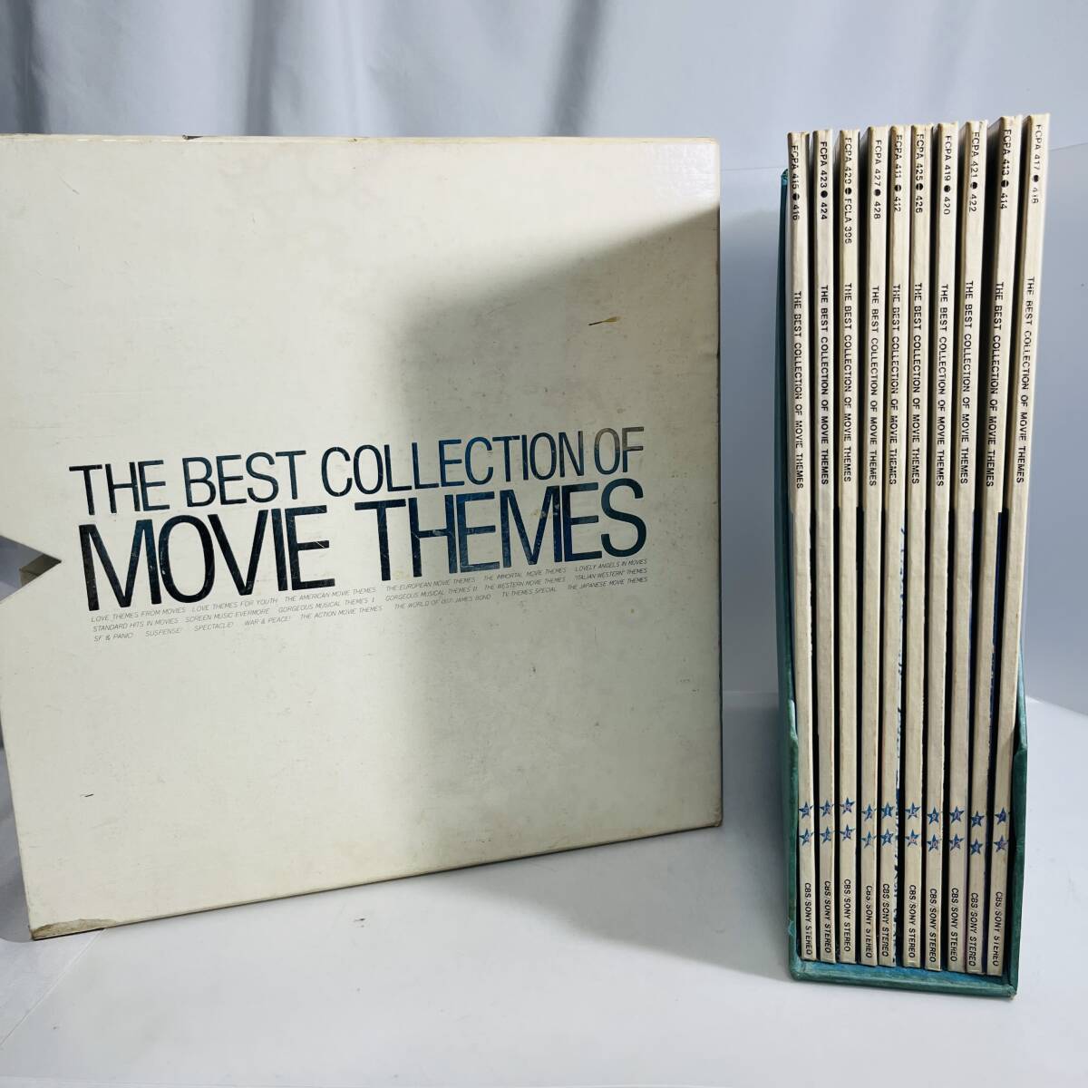 昭和アナログレコード映画音楽LP10枚組ザ・ベストコレクションオブムービーテーマ Yahoo!オークション -「movie themes」の落札相場・落札価格