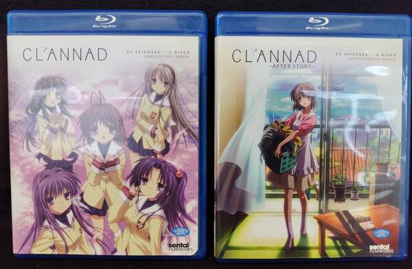【北米版 ブルーレイ】CLANNAD + CLANNAD ~AFTER STORY~ クラナド 1期+2期 2本セット【202-1297】送料込み!