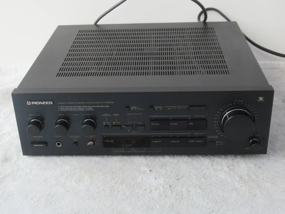 ■PIONEER　A-V1200  AVアンプ □PIONEER A-V1200 AVアンプ - メルカリ