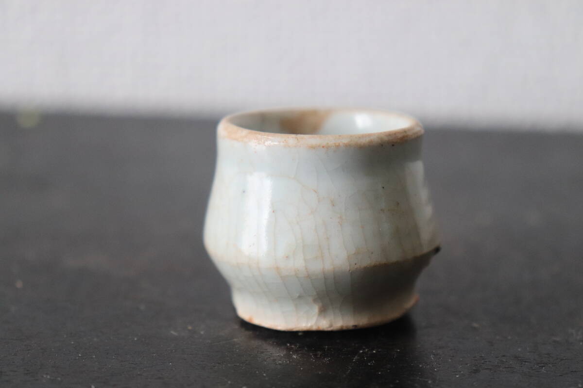 PL357. 古美術品 李朝 白磁 小壺 茶入 / 陶器陶芸時代朝鮮美術