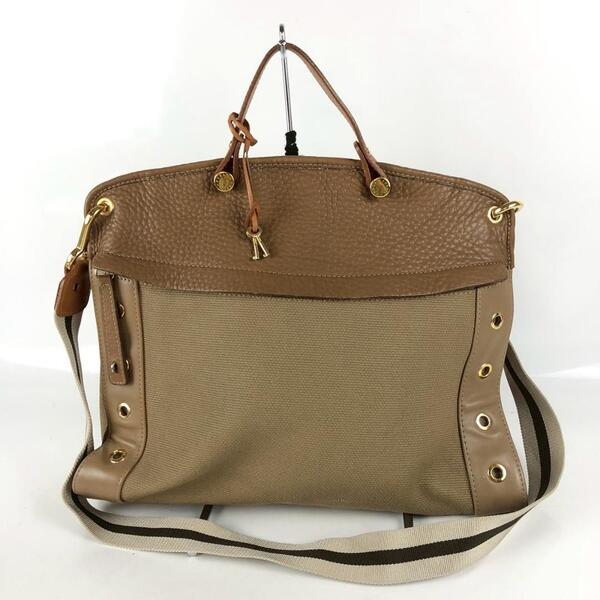 FURLA フルラ 2way ハンドバッグ ブラウン レディース ブランド シック お洒落 モダン ショルダーバッグ 人気 大容量