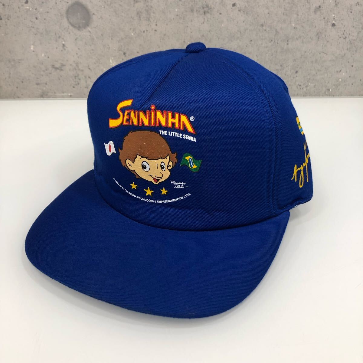 Amazon.co.jp: 帽子/野球帽/スポーツキャップ アイルトン セナ