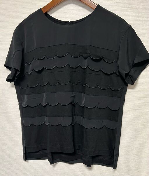 sonia rykiel ソニアリキエル 半袖ブラウス 未使用品 ブラック 38 トップス