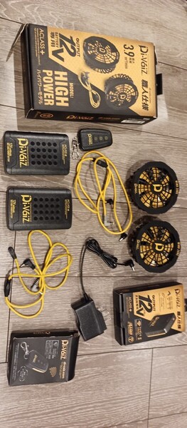 divaiz 12v ハイパワーモデル 空調服