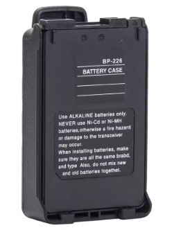 ★残1!レア?早いもの勝ち! 未使用品★ アイコム ICOM 無線機 乾電池ケース BP-226(BP-221)型 IC-DU65 IC-DPR5 IC-DPR6 IC-D60等 に