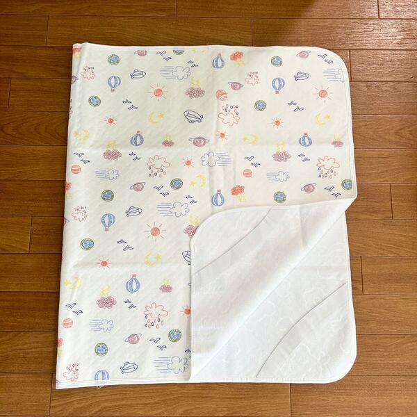 ゴム付防水シーツ 70×120 保育園 お昼寝 敷きパッド 男の子 女の子 防水