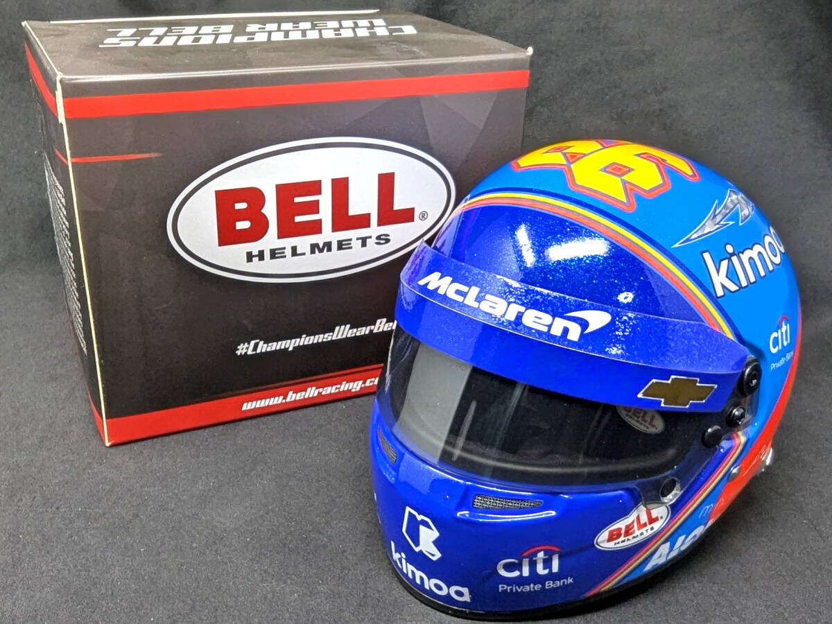 Bell 1/2 ミニ ヘルメット マクラーレン インディー 500 アロンソ Bell 1/2 ミニ ヘルメット マクラーレン インディー 500