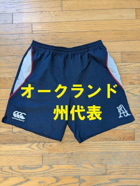 激レア!NZオークランド州代表 ハーフパンツ L~XL相当 ラグビー ブルーズ