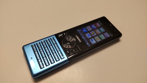 A095 Y!mobile Willcom LIBERIO 401KC KYOCERA/京セラ PHS 簡易動作確認&簡易清掃&初期化OK 現状品 送料無料 一応JUNK Bluetooth 子機