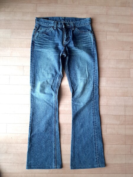 【美品】Lee リー ジーンズ ジーパン デニム ライダース RIDERS エドウィン EDWIN 27×32 使用頻度少 レディース デニムパンツ