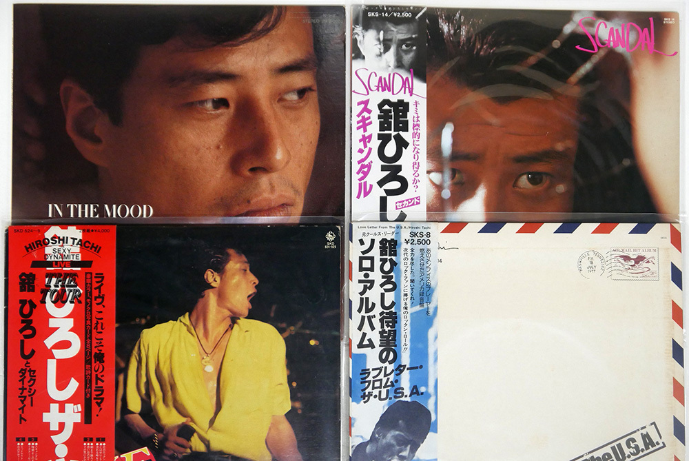 傷なし美盤 美ジャケ レア盤 舘ひろし Hiroshi Tachi 1983年 LP