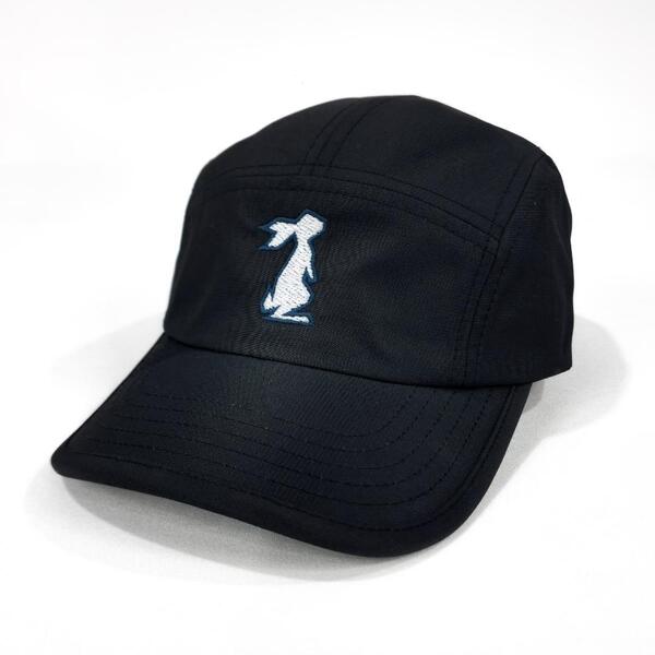 High Tail Designs Logo Camp Hat Black ハイテールデザイン 帽子 キャップ 登山 トレラン ハイク UL ウルトラライト 山 道