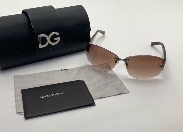 A258 極美品 DOLCE&GABBANA ドルチェ&ガッバーナ D&G サングラス