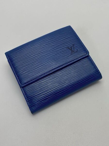 A020 外側美品 LOUIS VUITTON ルイヴィトン ポルトフォイユ エリーズ 三つ折り財布 エピ ブラウン 財布 レディース メンズ