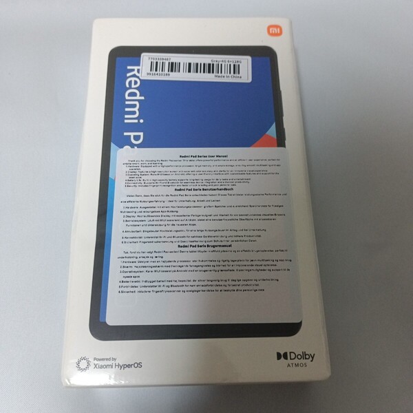 新品未開封 Xiaomi Redmi Pad SE 8.7 4G版 メモリ6GB 128GB 日本語対応 グローバル版