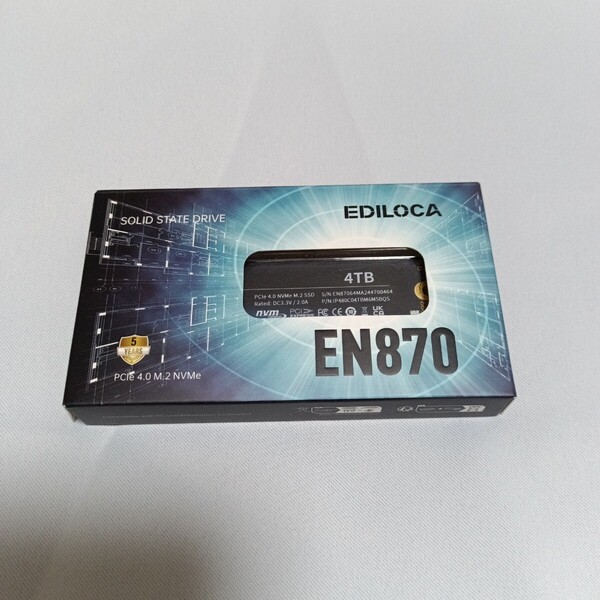 新品,納品書付 4TB M.2 SSD EN870 EDILOCA PCIE 4.0