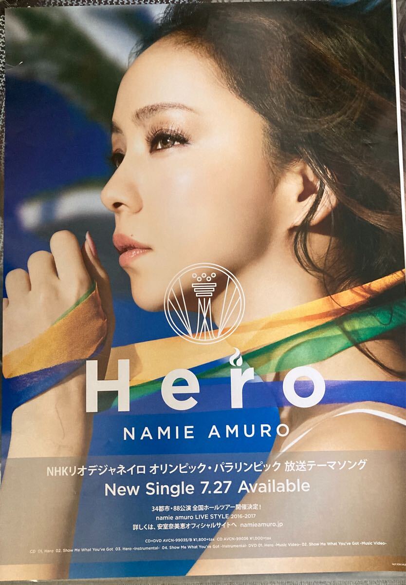 希少 / 安室奈美恵 ポスター / 当時物 / 平成 90's