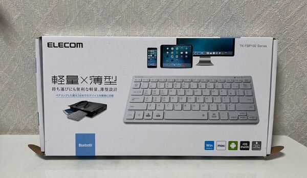 705i0803 エレコム Bluetooth キーボード パンタグラフ式 軽量 マルチOS対応 iPad Surface Chromebook ブラック TK-FBP102