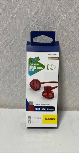 705i1013 エレコム Type-C イヤホン マイク付き 【通話可・音声調整可】 タイプC セミオープン型 インナーイヤータイプ 有線 1.2m