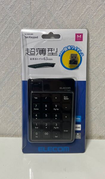 705i2005 エレコム USB-A テンキー ワイヤレス(レシーバー付属) パンタグラフ 薄型 ブラック TK-TDP019BK