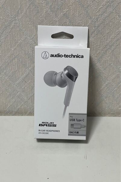 705i2623 オーディオテクニカ ATH-CKS330C WH イヤホン 有線 1.2m マイク付き USB Type-C 重低音 カナル型 PC Windows Mac Android