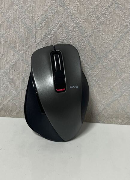 705i2903 エレコム ワイヤレスマウス Bluetooth EX-G 握りの極み 静音設計 5ボタン マルチペアリング Mサイズ ガンメタリック