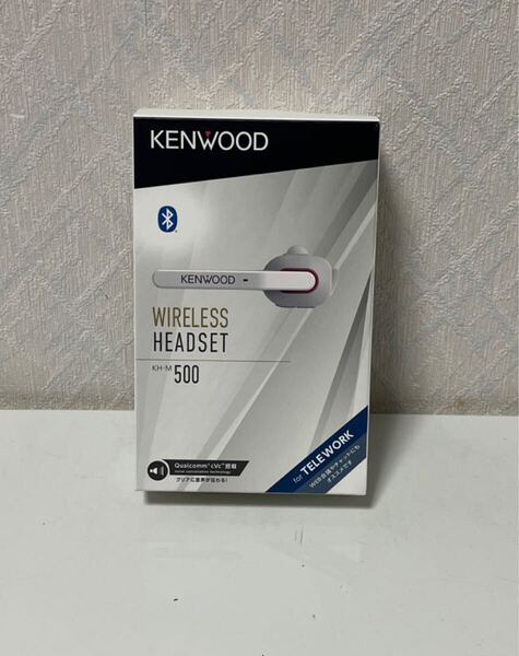 705i2615 JVCケンウッド KENWOOD KH-M500-W 片耳ヘッドセット ワイヤレス Bluetooth マルチポイント 高品位な通話性能 連続通話約7時間