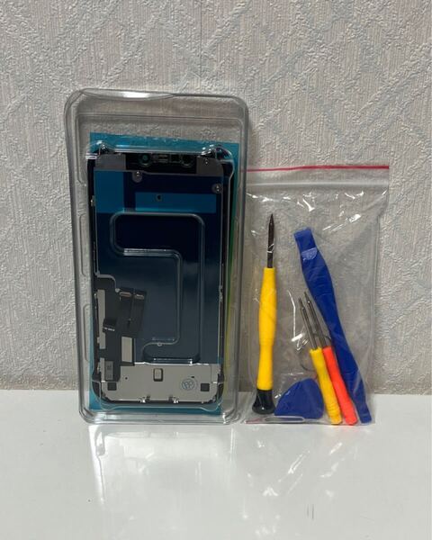 705i1709 Bokman iPhone 11 液晶パネル 画面交換 LCD フロント修理パーツ デジタイザ 工具付属 黒 6.1インチ