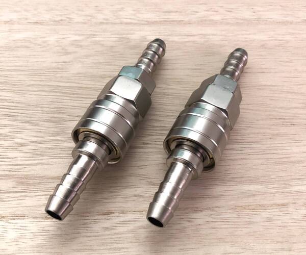 新型ワンタッチエアーカプラー☆SH30+PH30オスとメス 2組セット☆ホースサイズ10x14mm