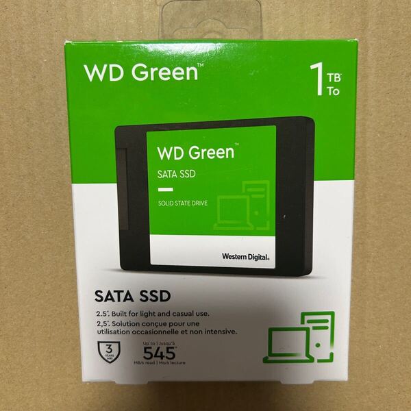 使用4時間 WesternDigital WD Green SATA 2.5インチ SSD