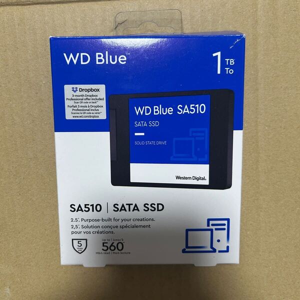 使用3時間 Western Digital WD Blue 1TB SA510 SATA 2.5インチ 内蔵SSD